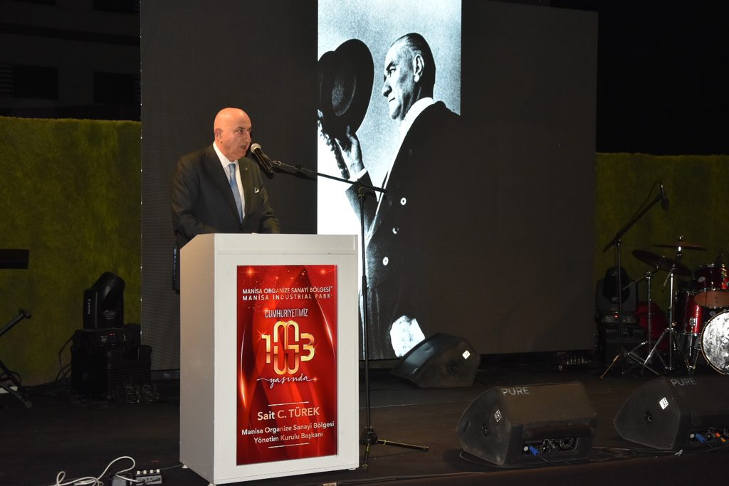 Manisa OSB'de Cumhuriyetin 103. Yılı Görkemli Bir Geceyle Kutlandı